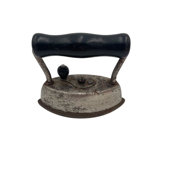 Antique Dover Sad Iron Wooden Handle Detachable Base - Picture 1 of 7